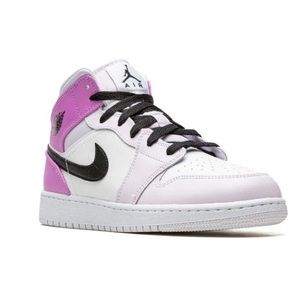 Girls Jordan 1 mid sneakers